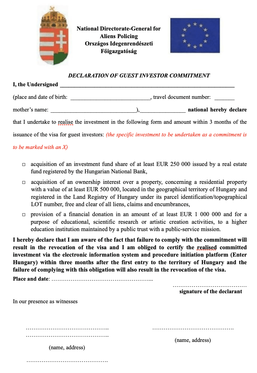 Как получить золотую визу в Венгрию