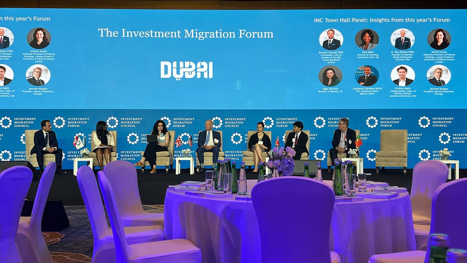 Дискуссия на форуме Investment Migration Forum 2024