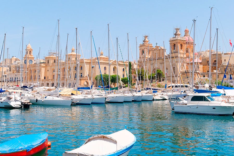 ВНЖ на Мальте для россиян: парусные яхты в Биргу и на острове Гозо