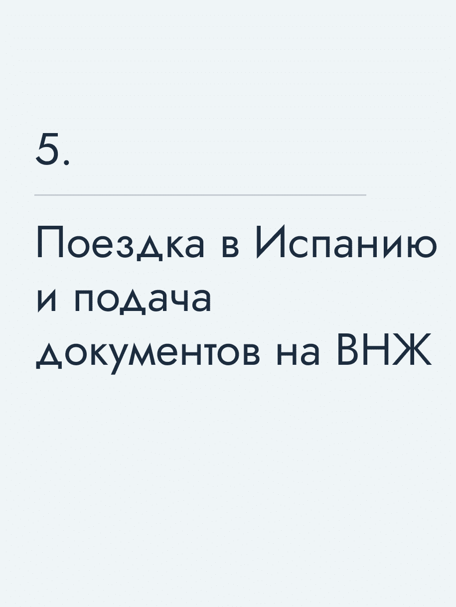 Поездка в Испанию и подача документов на ВНЖ