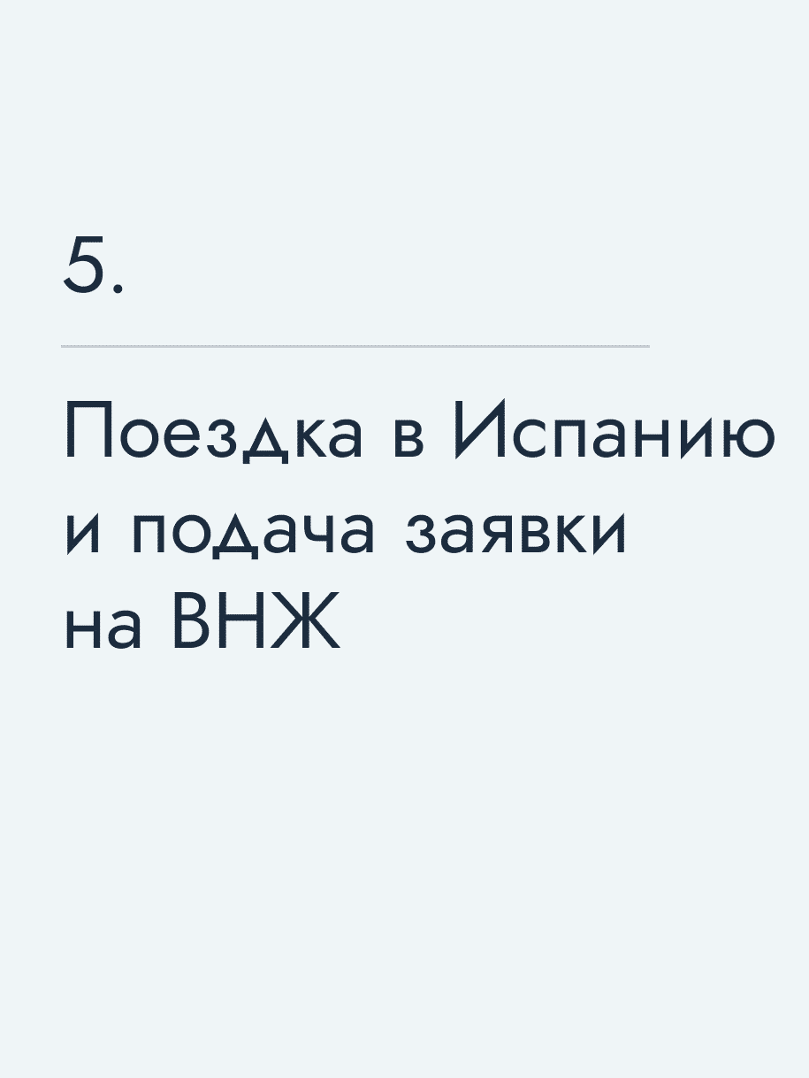 Поездка в Испанию и подача заявки на ВНЖ