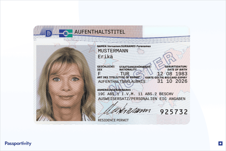 Карта ВНЖ в Германии