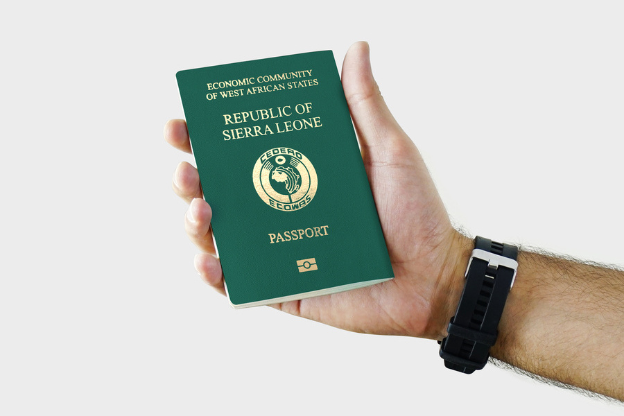 Как выглядит паспорт Сьерра-Леоне