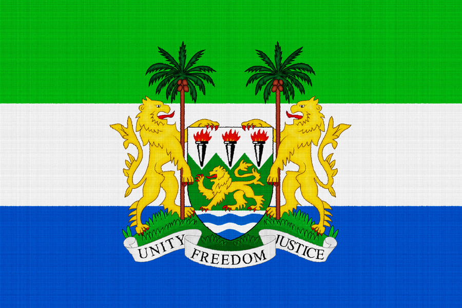 Флаг Сьерра-Леоне