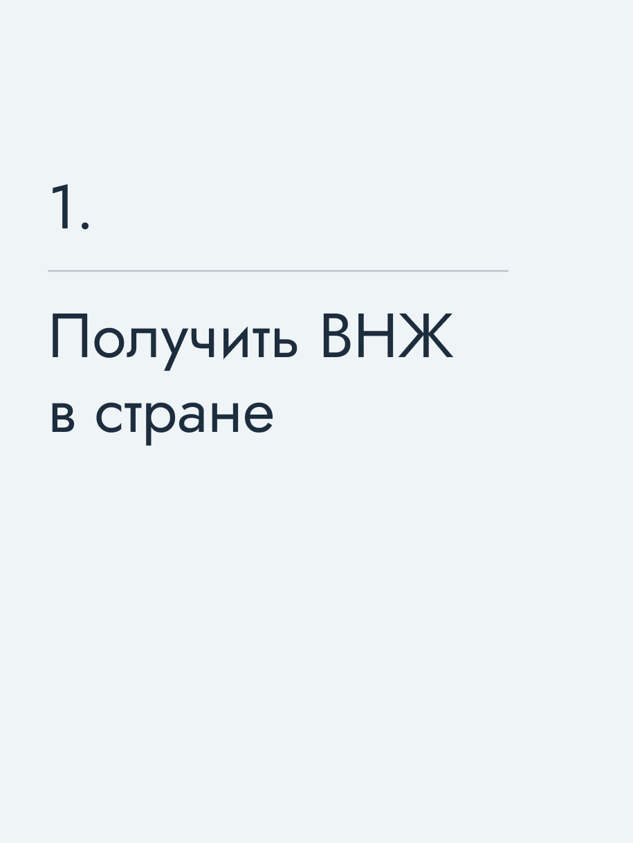 Получить ВНЖ в стране