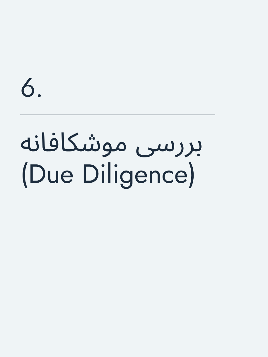 بررسی موشکافانه (Due Diligence)